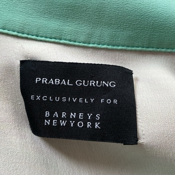 Prabal Gurung Graphic Button Down Silk Shirt - Picture 6 of 7